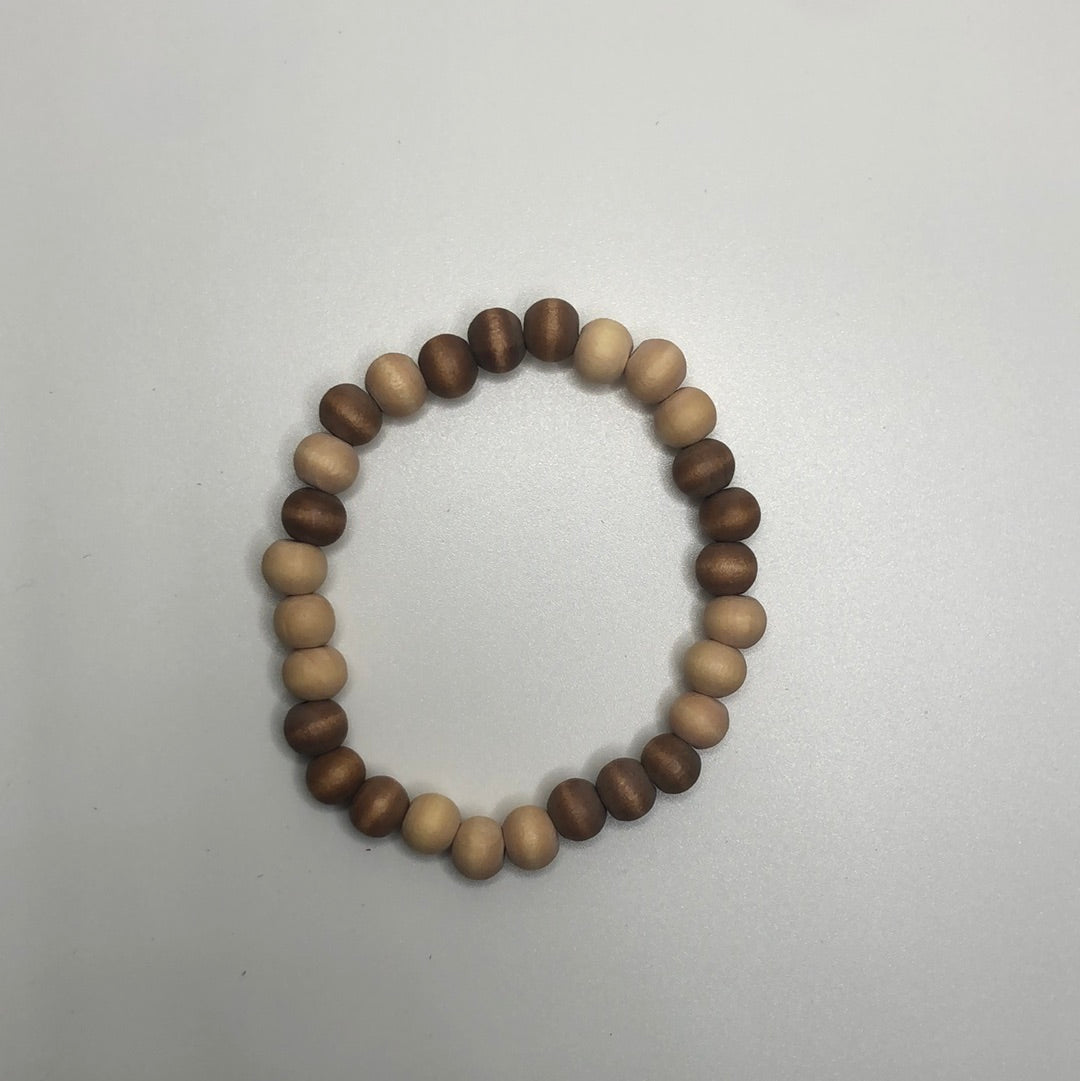 Wood Beaded Bracelet